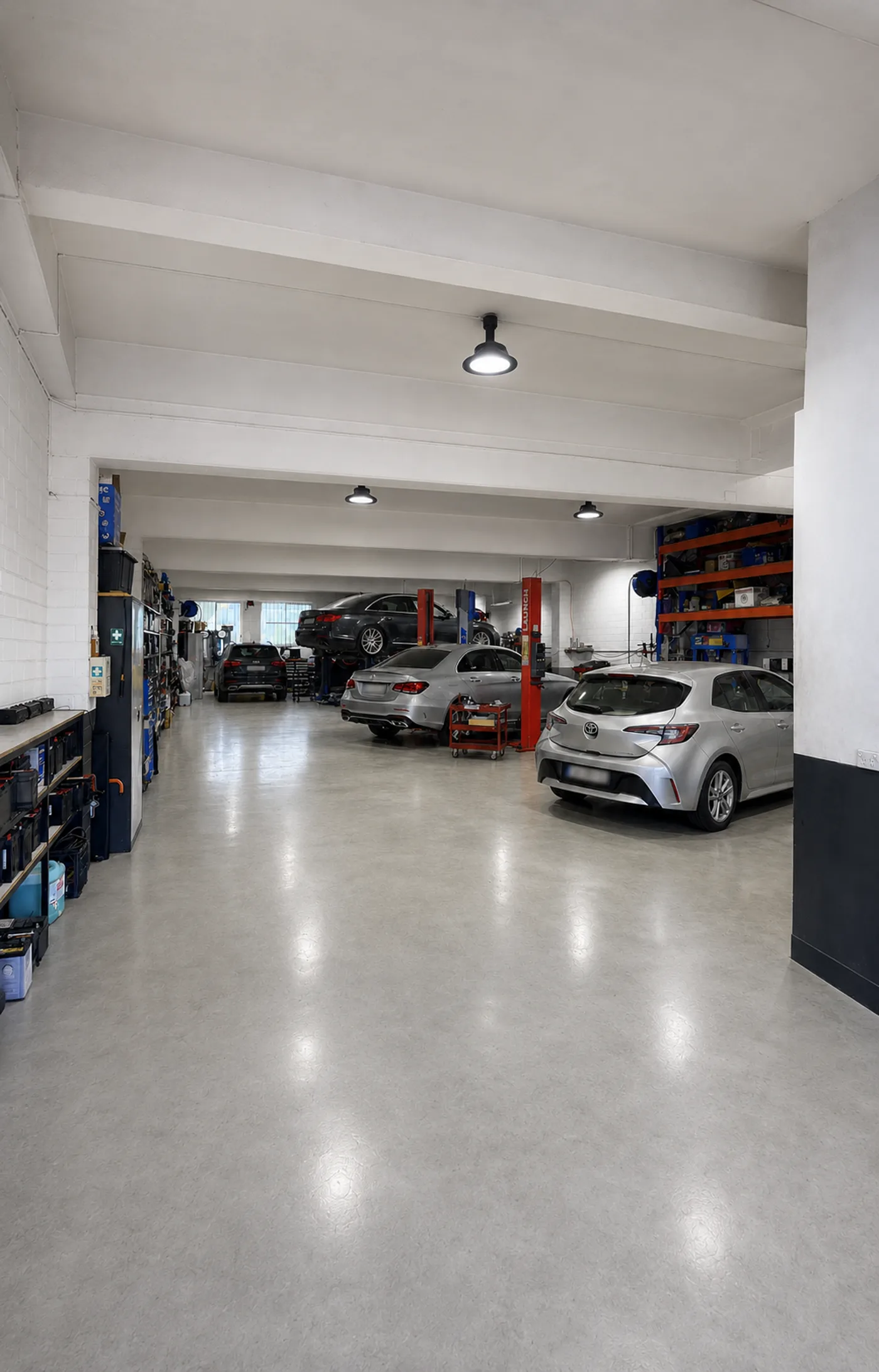 Inside the Phillip Lim Automotive workshop in Hornsby